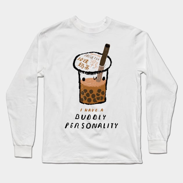 bubbly personality Long Sleeve T-Shirt by Louisros